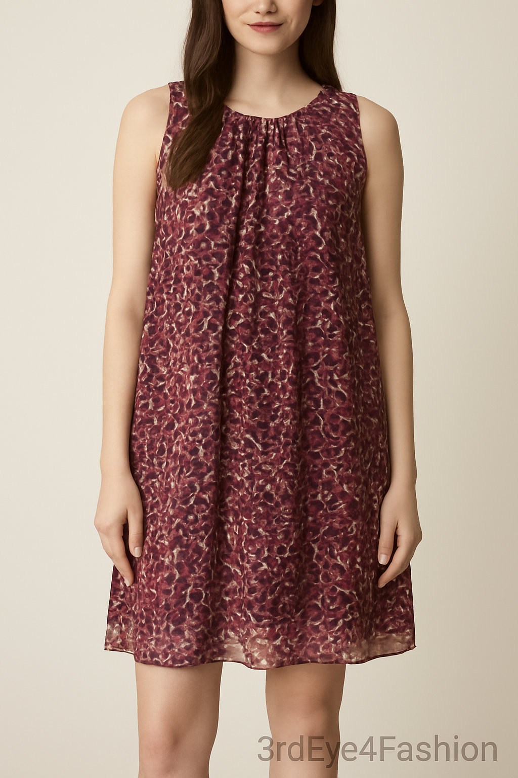 👗✨ Karin Stevens Sleeveless Abstract Sack Dress | Flowy & Versatile