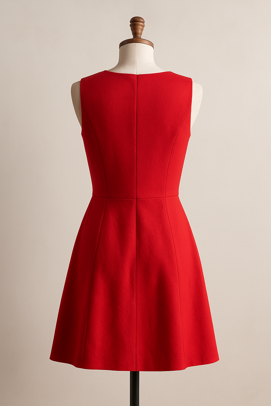 CALVIN KLEIN ❤️ Classic Red Midi Dress Sz 12 Work to Evening Elegance ✨🔥 Calvin Klein