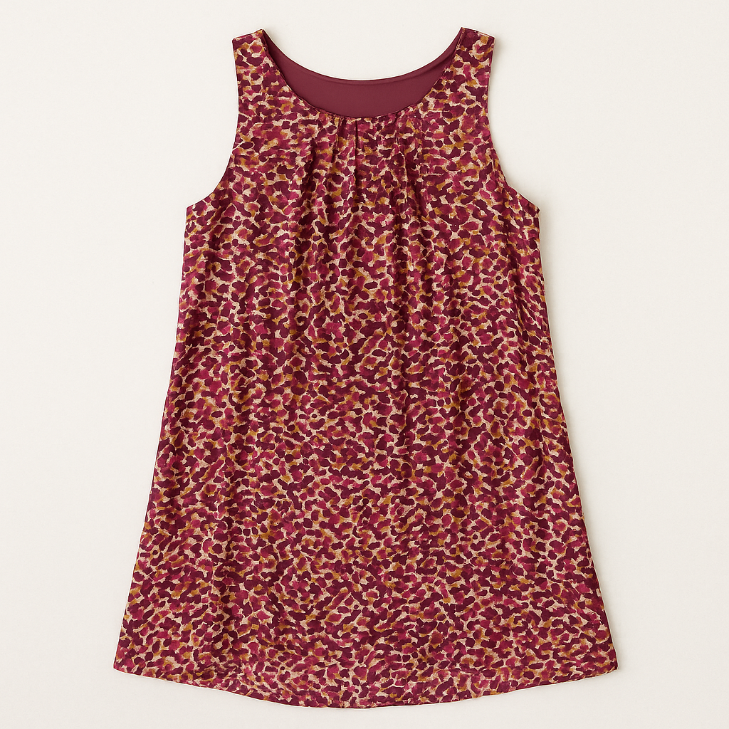 👗✨ Karin Stevens Sleeveless Abstract Sack Dress | Flowy & Versatile