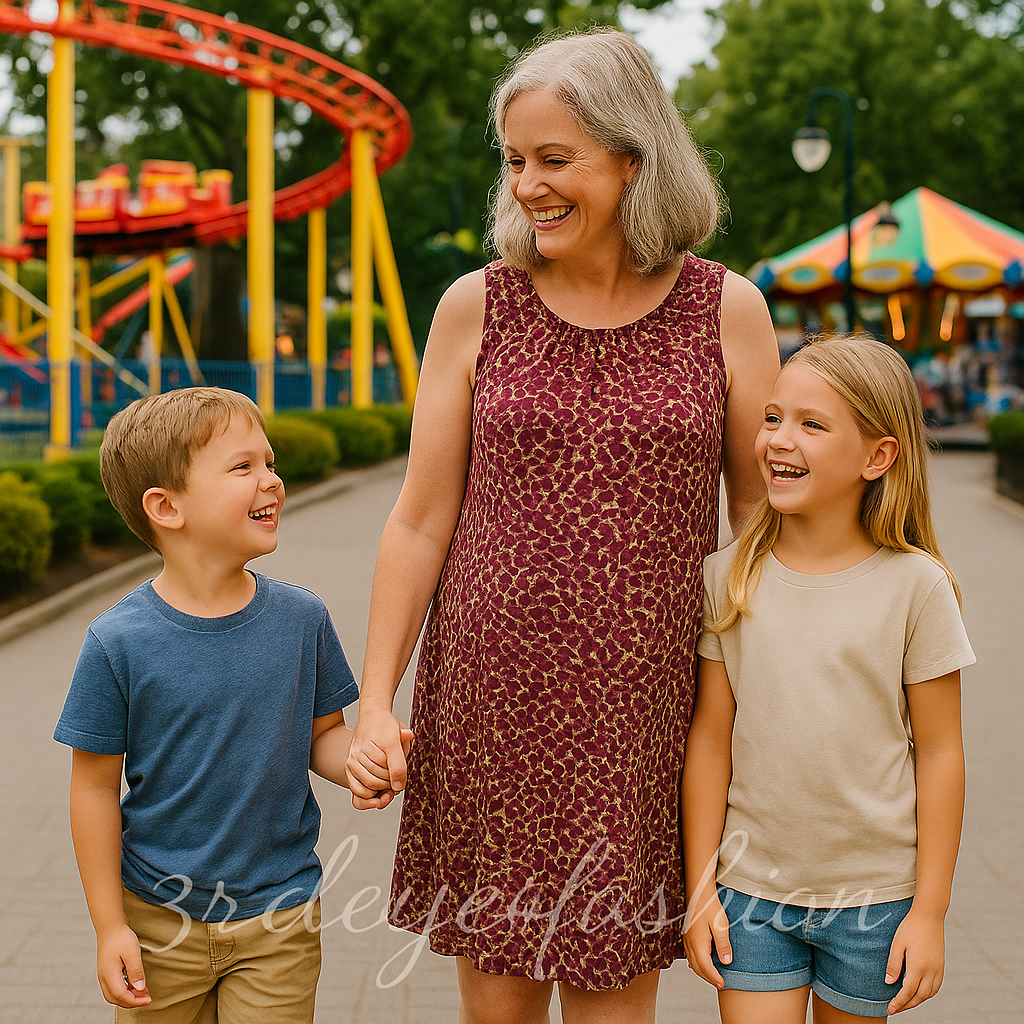 👗✨ Karin Stevens Sleeveless Abstract Sack Dress | Flowy & Versatile