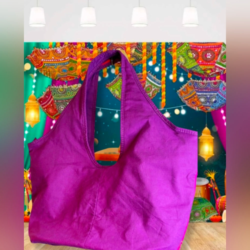 UNIQUE HAND MADE HOBO ✨ Boho Sunset Nomad Tote 🌺 Embroidered Gypsy Festival Bag Hand Crafted