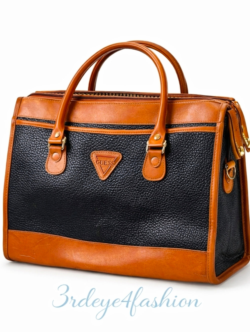 ✨ Midnight Heiress 🖤 Vintage Guess Satchel 90s Luxe Leather Hand Bag