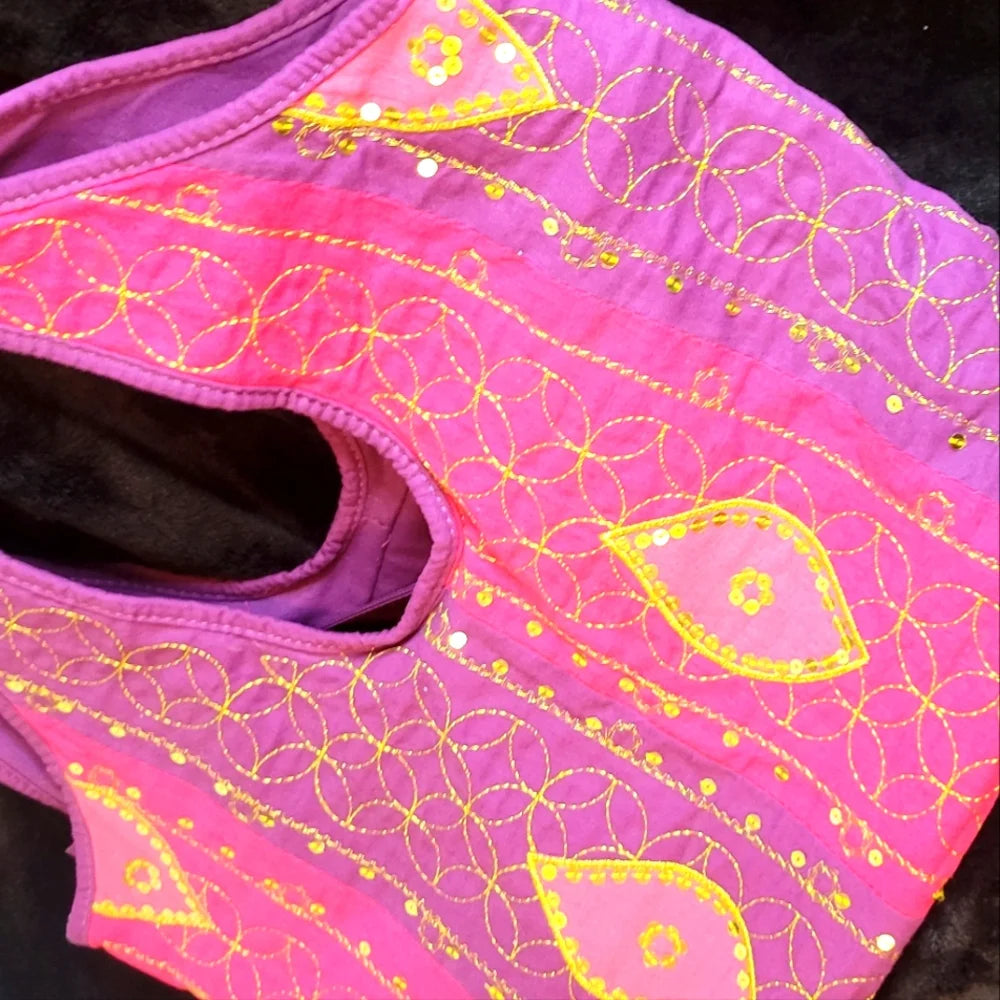UNIQUE HAND MADE HOBO ✨ Boho Sunset Nomad Tote 🌺 Embroidered Gypsy Festival Bag Hand Crafted