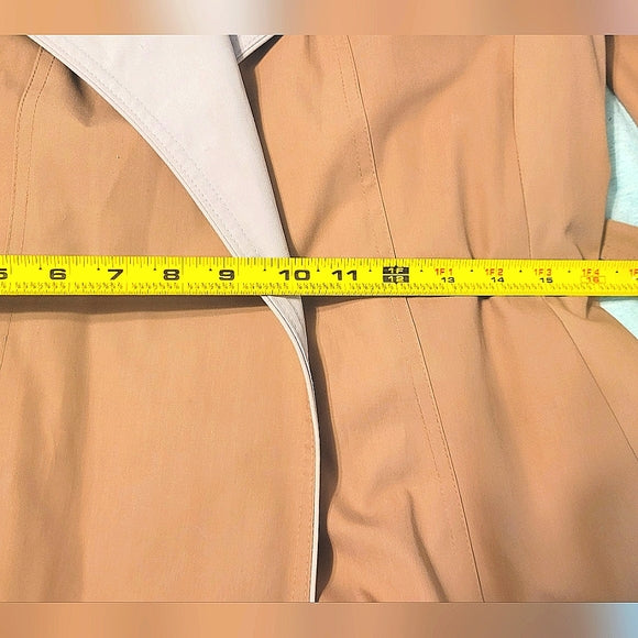 CLASSIC VINTAGE *RARE* ✨ Casper Dusty Rose Trench Coat Chic Winter Class