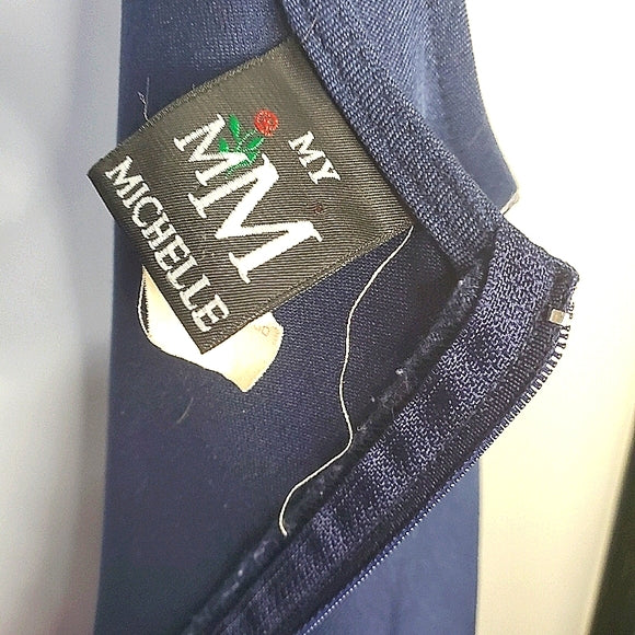 👗✨ MM by Michelle Navy Sheath Dress | Classic Work-to-Dinner ✨👗