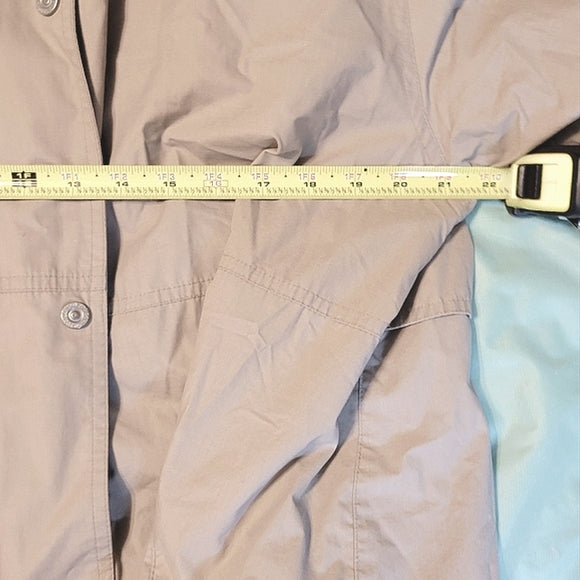 Vintage London Fog Beige Trench Coat Classic Straight Cut Cold Weather Chic 🧥✨