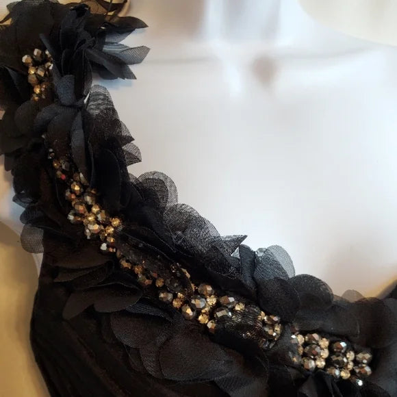 L.A. Couture Boutique ✨ One-Shoulder Black Formal Cocktail Mini Dress NWT ✨