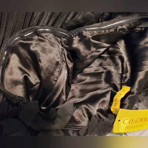 L.A. Couture Boutique ✨ One-Shoulder Black Formal Cocktail Mini Dress NWT ✨