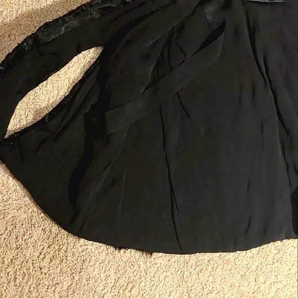 🖤 Vintage Black Faux Fur Stole Capelet ✨ Date Night Glam 🖤 Alden