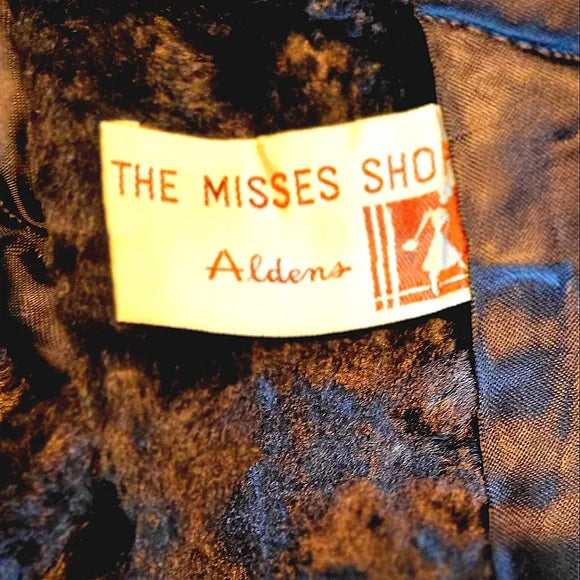 🖤 Vintage Black Faux Fur Stole Capelet ✨ Date Night Glam 🖤 Alden