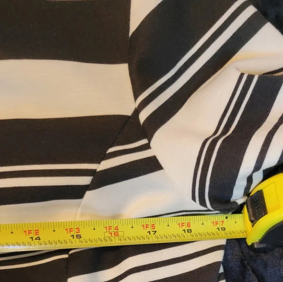 🖤🤍 Signature by Robbie Bee Striped Jacket & Black Sheath Dress Set | Power Workwear