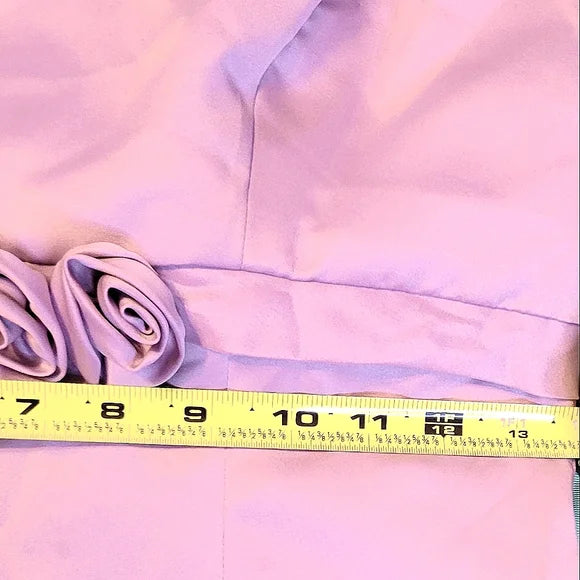 🌸 Vintage Jessica McClintock Lavender Elegance Rosette Waist Garden Party Gown