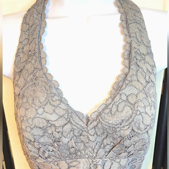 NWT David’s Bridal Lace Halter Dress 🤍 Beach Wedding • Bridesmaid