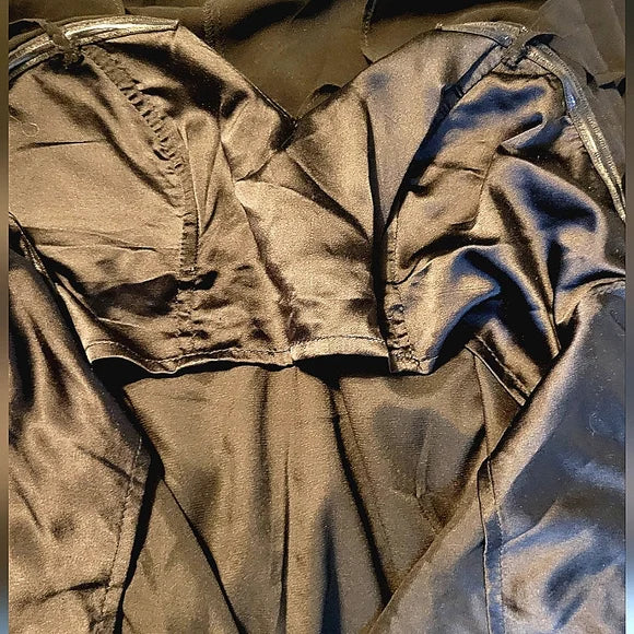 Sexy and Glamorous Spaghetti Strap Tiered Chiffon high low Dress LBD gorgeous 😍 City Chic