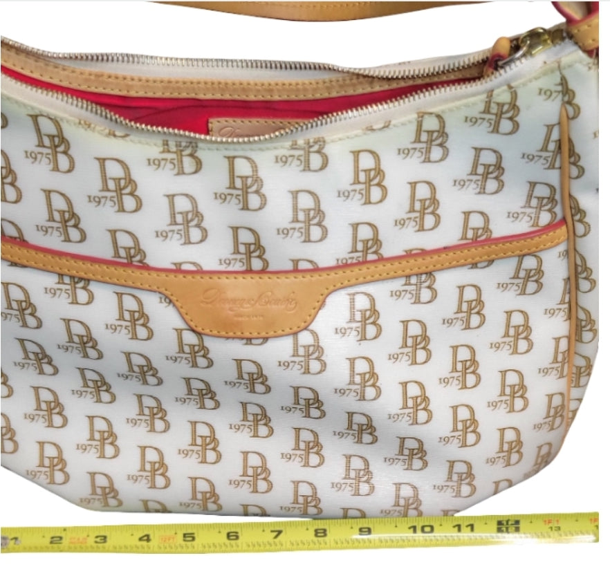 Authentic Dooney & Bourke 1975 retro anniversary shoulder bag and matching wallet set ♥️
