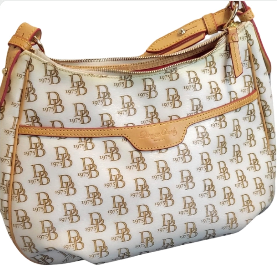 Authentic Dooney & Bourke 1975 retro anniversary shoulder bag and matching wallet set ♥️