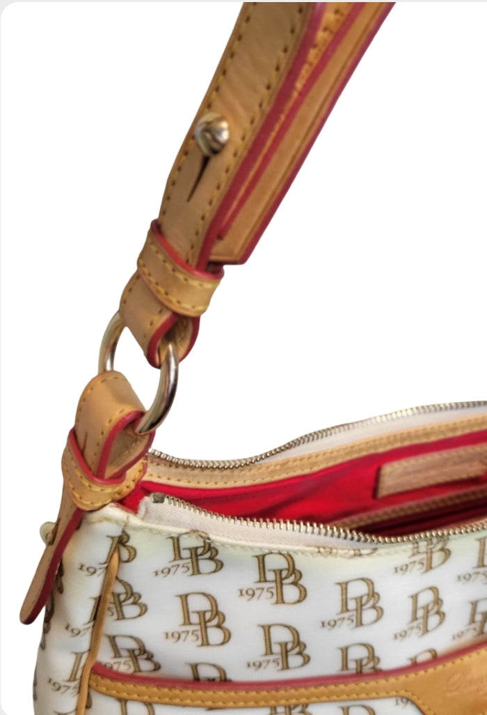Authentic Dooney & Bourke 1975 retro anniversary shoulder bag and matching wallet set ♥️